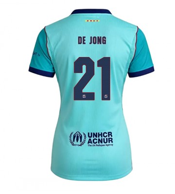 Barcelona Frenkie de Jong #21 Tredje Tröja Dam 2026-27 Kortärmad